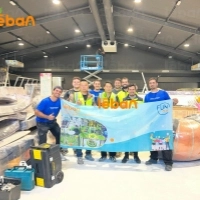 Linley Alicante Spain, A group photo of the client and our company team following the completion of the installation.