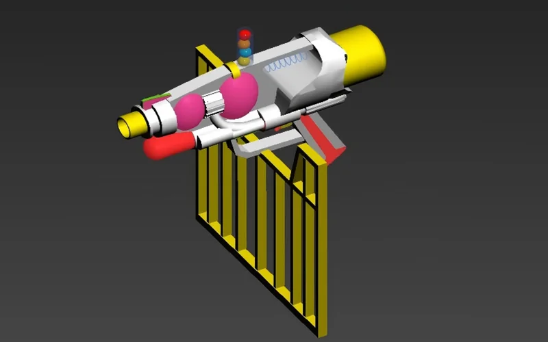 Interactive ball blaster arena for indoor playground, featuring pneumatic ball cannons, ball blowing machines, target games, and soft play barriers for kids and families